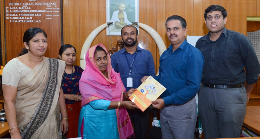 Renewed Service chart handing over by Hon.District Collector, Wayanad